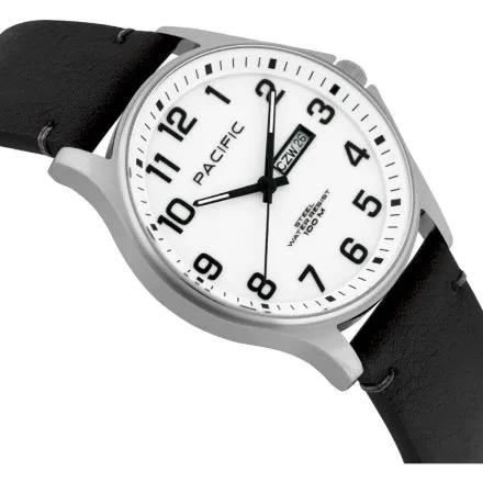 Pacific Polska SMA-1073D-07 klasyczny męski zegarek z orłem i polskim datownikiem
