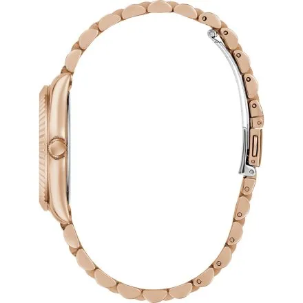 Guess Jada zegarek damski różowozłoty srebrna tarcza GW0936L4