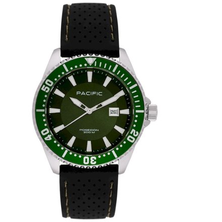 Pacific Poseidon SMPA-2001-07 zielony męski zegarek wodoodporny 200M