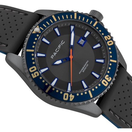 Pacific Poseidon SMPA-2001-08 szary męski zegarek wodoodporny 200M