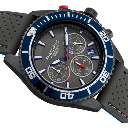 Pacific Poseidon SMPA-2004-05 szary męski zegarek chronograf 200M