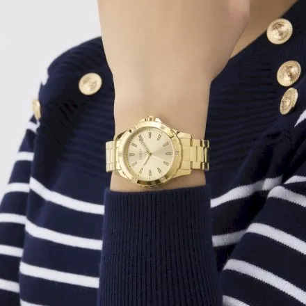 Guess Mist zegarek damski złoty na bransolecie GW0948L2