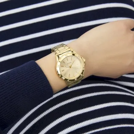 Guess Mist zegarek damski złoty na bransolecie GW0948L2