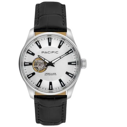 Pacific SAMA-1702-01 Automat klasyczny męski zegarek open heart