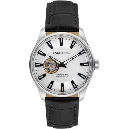 Pacific SAMA-1702-01 Automat klasyczny męski zegarek open heart