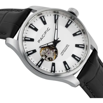 Pacific SAMA-1702-01 Automat klasyczny męski zegarek open heart
