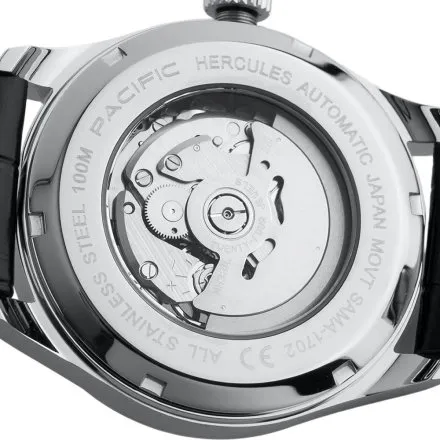 Pacific SAMA-1701-01 Automat klasyczny męski zegarek open heart