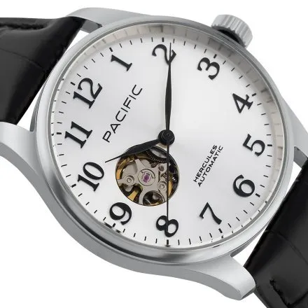 Pacific SAMA-1701-01 Automat klasyczny męski zegarek open heart