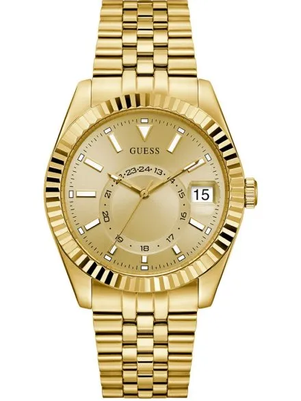 Guess Jaden zegarek męski złoty z funkcją datownika GW0977G2