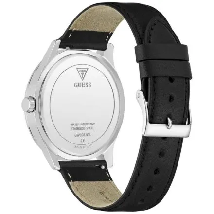 Guess Ore zegarek męski srebrny ZESTAW DWA PASKI GW0981G1 