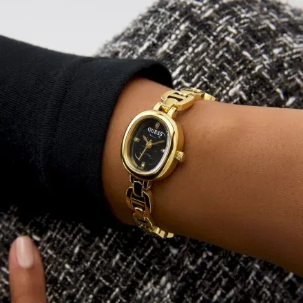 Guess Vivian złoty zegarek damski na bransolecie GW0982L2