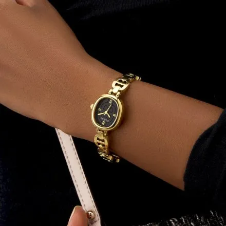 Guess Vivian złoty zegarek damski na bransolecie GW0982L2