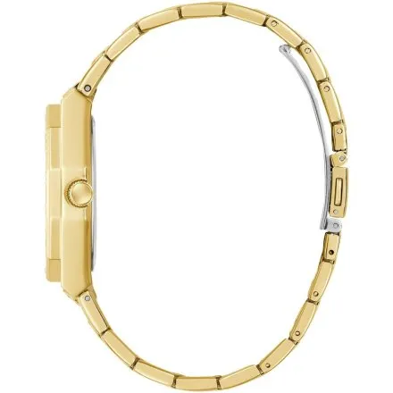 Guess Quinn złoty zegarek damski z kryształkami GW0988L2