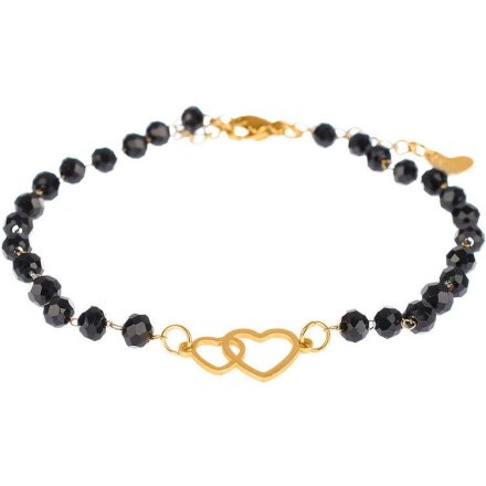 Pacific X6222-14 komplet czarny zegarek + bransoletka elegancki zestaw dla kobiet