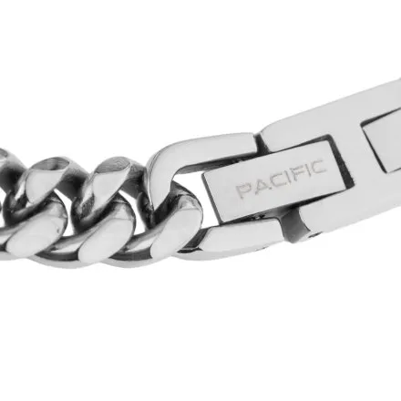 Srebrna klasyczna bransoletka męska Pacific SSM-023-S1