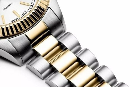 Adriatica Zegarek Damski srebrno-złoty z datownikiem A3090.2113QXL