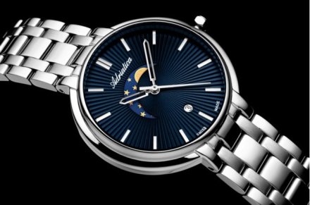 Adriatica Zegarek Damski srebrny z datownikiem A3835.5115Q