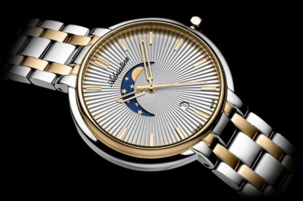 Adriatica Zegarek Damski srebrno-złoty z datownikiem A3835.2117Q