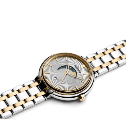 Adriatica Zegarek Damski srebrno-złoty z datownikiem A3835.2117Q