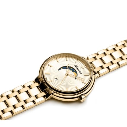 Adriatica Zegarek Damski złoty z datownikiem A3835.1111Q