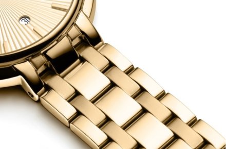 Adriatica Zegarek Damski złoty z datownikiem A3835.1111Q