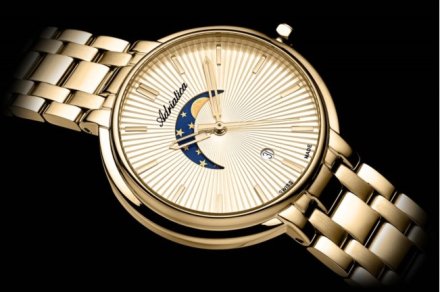 Adriatica Zegarek Damski złoty z datownikiem A3835.1111Q