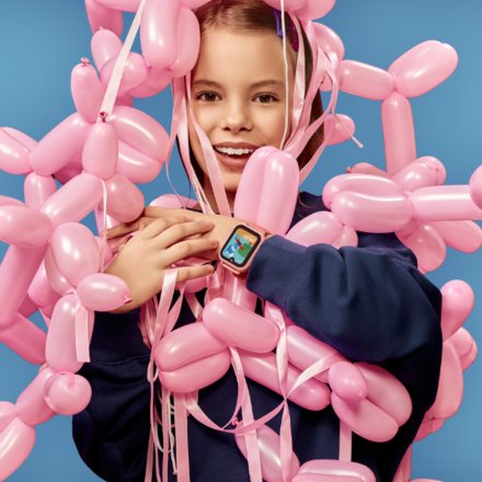 Smartwatch Garett Kids Vibe AI 4G różowy 5904238487419