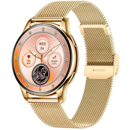 Rubicon RNCF30 smartwatch damski złoty SMARUB344
