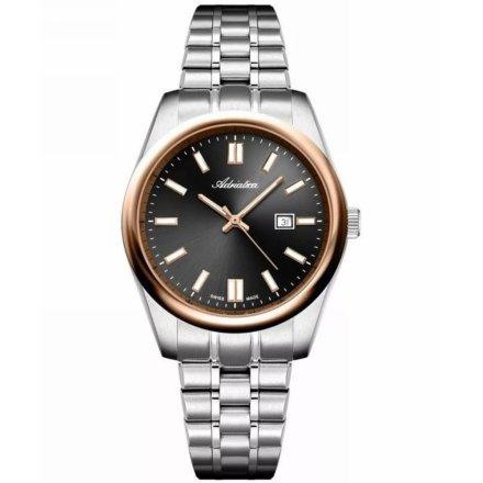 Adriatica Zegarek Damski srebrny z datownikiem A3198.R1R6Q