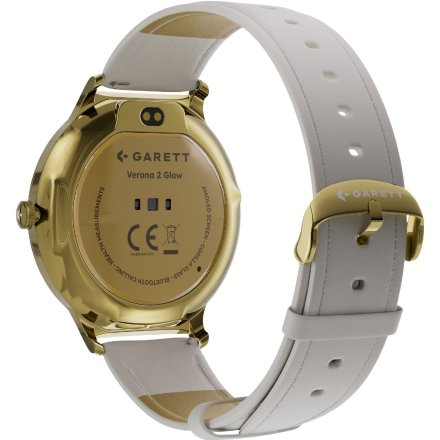Garett Verona 2 Glow złoty mesh elegancki smartwatch damski + PUDEŁKO