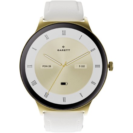 Garett Verona 2 Glow złoty mesh elegancki smartwatch damski + PUDEŁKO