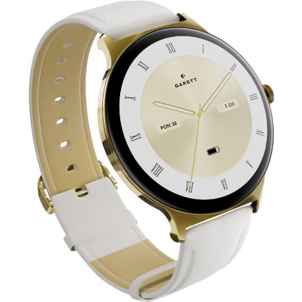 Garett Verona 2 Glow złoty na bransolecie elegancki smartwatch damski + PUDEŁKO