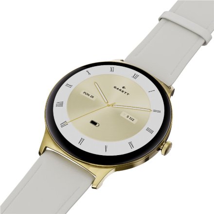 Garett Verona 2 Glow złoty na bransolecie elegancki smartwatch damski + PUDEŁKO