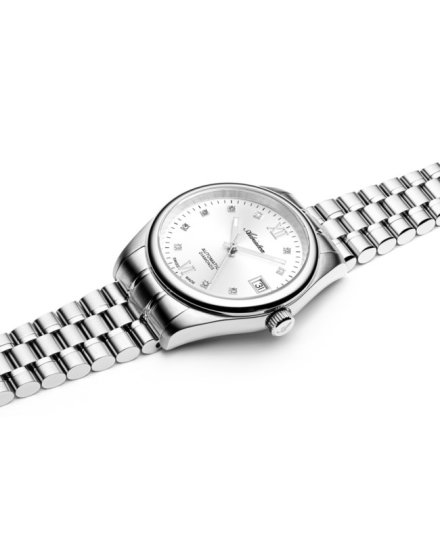 Adriatica Zegarek Damski Automatic Diamonds na srebrnej bransolecie A3198.5183DA