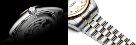 Adriatica Zegarek Damski Automatic Diamonds na srebrno-złotej bransolecie A3198.2183DA