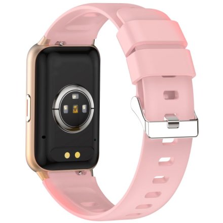 Rubicon RNCF48 różowy elegancki damski smartwatch opaska SMARUB355