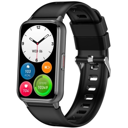 Rubicon RNCF48 czarny elegancki damski smartwatch opaska SMARUB354