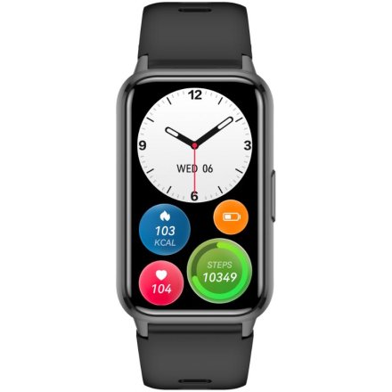 Rubicon RNCF48 czarny elegancki damski smartwatch opaska SMARUB354