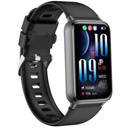 Rubicon RNCF48 czarny elegancki damski smartwatch opaska SMARUB354