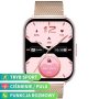 Rubicon RNCF46 różowozłoty stylowy smartwatch na bransolecie SMARUB375