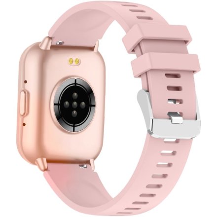 Rubicon RNCF46 różowy stylowy smartwatch na pasku SMARUB379