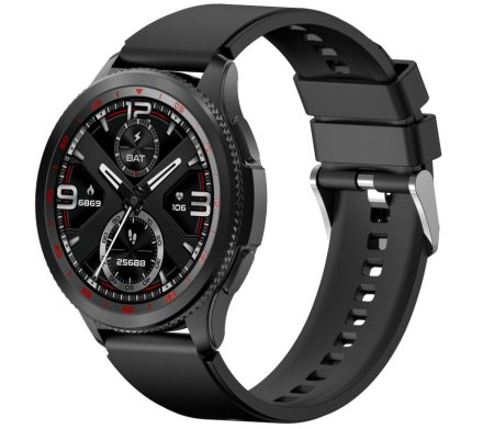 Rubicon RNCF45 czarny smartwatch z funkcją rozmowy SMARUB372