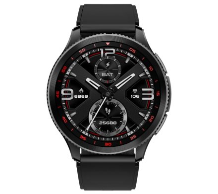 Rubicon RNCF45 czarny smartwatch z funkcją rozmowy SMARUB372