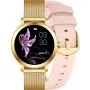 GRAVITY GT25-1 PRO damski złoty smartwatch RÓŻOWY PASEK GRATIS