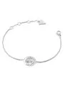 Guess Iconique srebrna bransoletka damska serce kryształki JUBB05527JW (S)