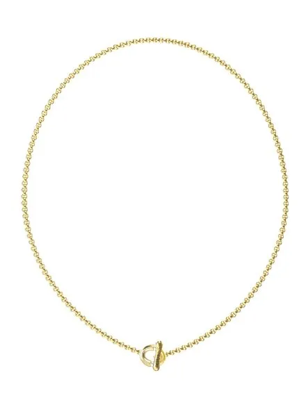 Złoty naszyjnik z zawieszką Guess MAJORELLE JUBN05371JW