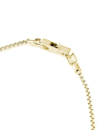 Złoty łańcuszek męski z krzyżykiem Guess SOUTH ALAMEDA JUMN04024JW