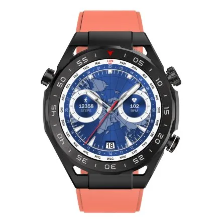 GRAVITY GT13-6 czarny smartwatch męski do rozmów bransoleta i pasek w zestawie