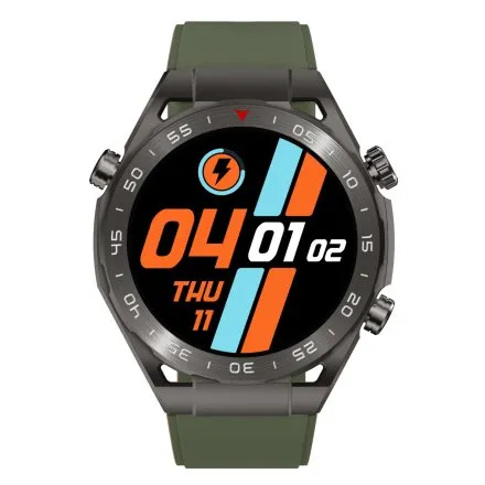 GRAVITY GT13-7 czarny smartwatch męski do rozmów bransoleta i pasek w zestawie