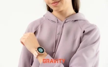 GRAVITY GT5-5 damski różowozłoty smartwatch RÓŻOWY PASEK GRATIS